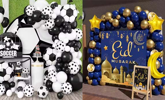 మేము బెలూన్ గొలుసులను అనుకూలీకరించవచ్చు