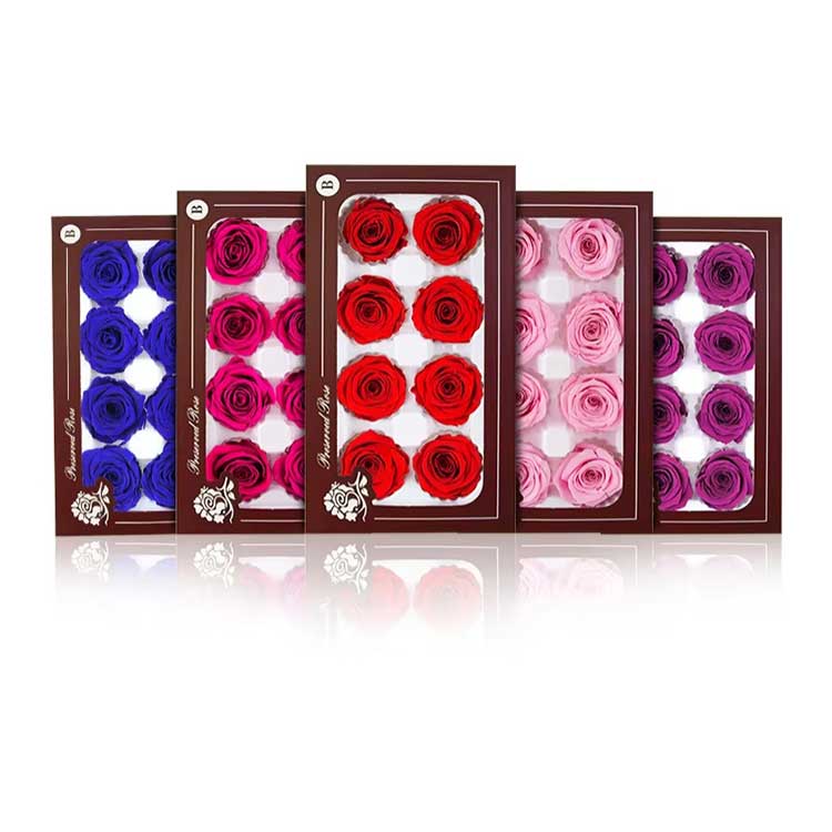 ఎవర్లాస్టింగ్ ఫ్లవర్ 8 ఫ్లవర్స్ రోజ్ గిఫ్ట్ బాక్స్