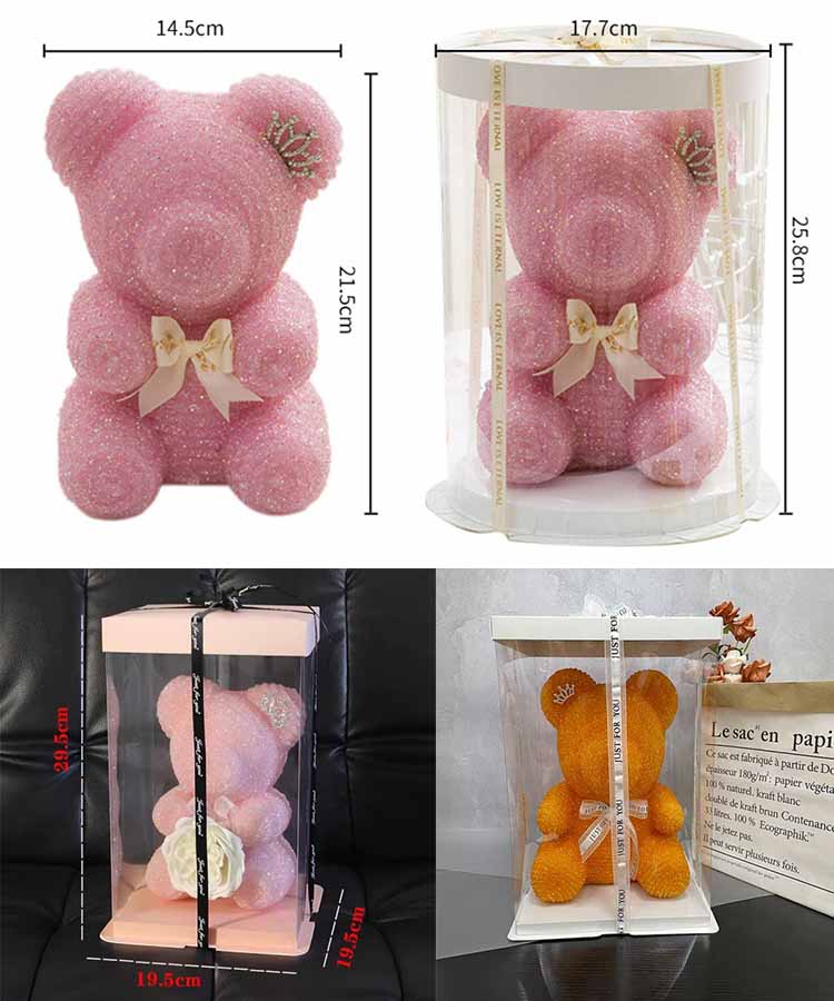 Diamond Rose Bear Packaging
