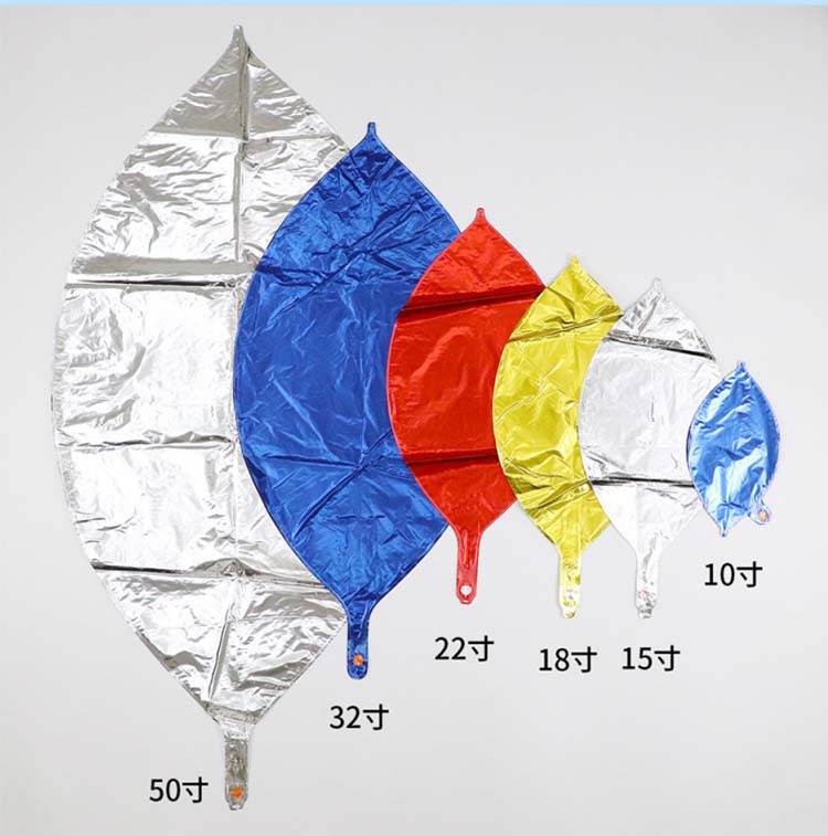 4D foil balloons size before inflation