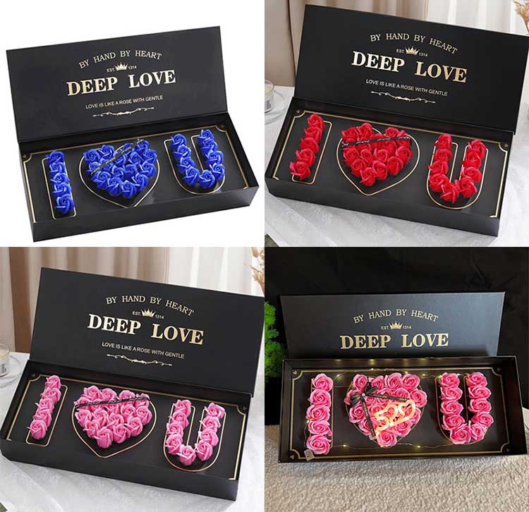 Soap Rose Heads Flower Box China