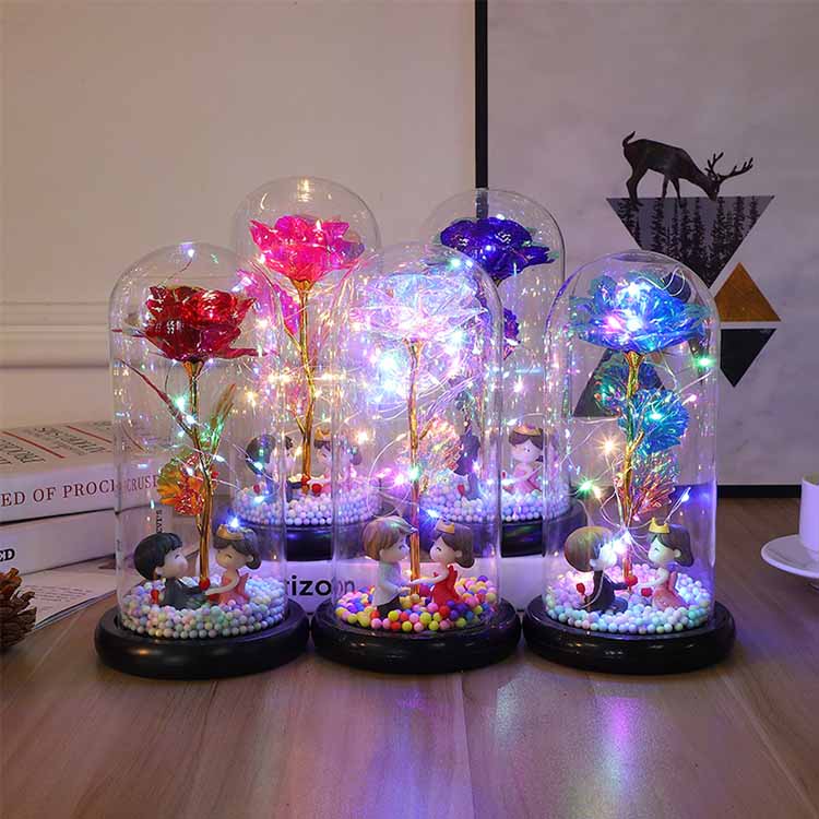 LED 24K గ్లాస్ రోజ్